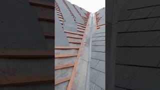 How to cut roof Slates for a valley [upl. by Avid]