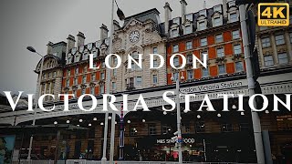 London Victoria Station Walk Through England 4K [upl. by Artined421]