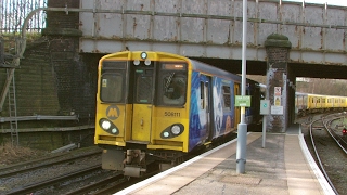 Half an Hour at 216  Birkenhead North Station 1022017  Class 507 508 terminus [upl. by Dnomyar900]