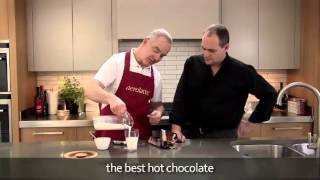 How to make a hot chocolate using an aerolatte milk frother [upl. by Ennej443]