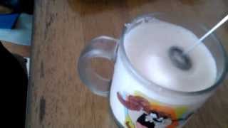 Aerolatte Review Frothing Cold Milk In Under 1 Minute [upl. by Sulakcin887]