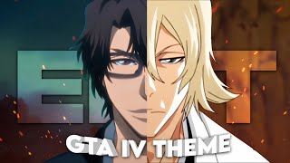 Aizen x Urahara  GTA IV Theme Edit [upl. by Ayotaj383]